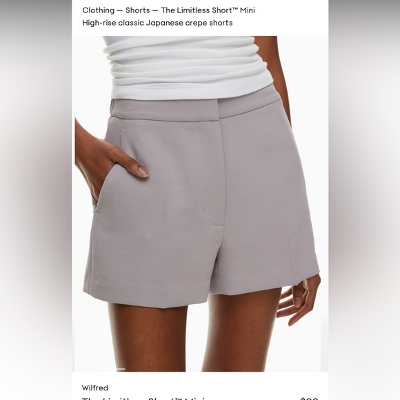 Aritzia Wilfred limitless short size 2 - Picture 2 of 4